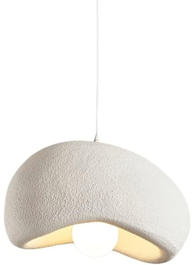 واي دي ثريا نورديك سيمبليسيت، مصباح معلق من الراتنج على طراز وابي سابي الياباني، مصباح معلق للمطاعم، قابل للتعديل، قاعدة E27، مناسب للمطابخ والمطاعم (اللون: أ، الحجم: 40 × 20 سم). - Image 1